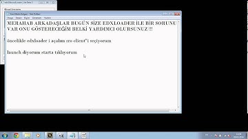 EdxLoader den 2 silkroad açamıyorum yardımm edin