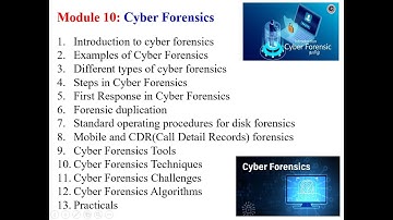 Module 10 Cyber Forensics   Cyber Security