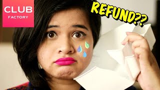 Club factory haul and review | refund for damaged product | Raka Choudhury