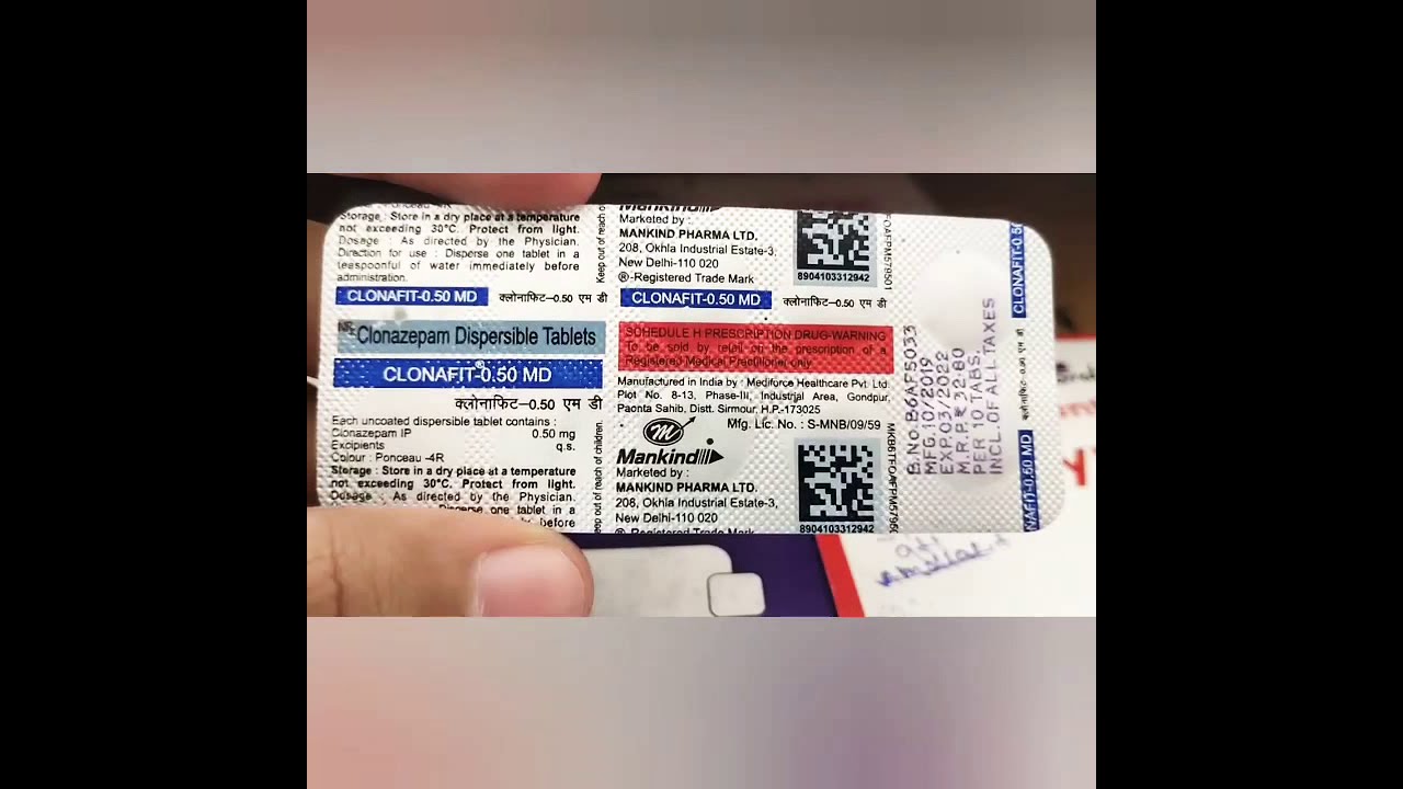 Uses of "CLONAFIT-0.50MD" Tablets ||By-(RPh.)Bharat Bhusan Sahu(M.Pharm)||