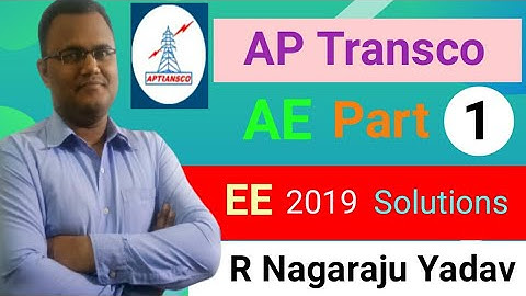Lecture = 1 AP Transco AE - 2019 EE Solutions
