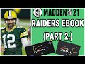 MADDEN 21- GUN BUNCH TE FULL EBOOK ‼️BEST OFFENSE IN THE GAME🔥LAS VEGAS RAIDERS EBOOK (PART 2.)
