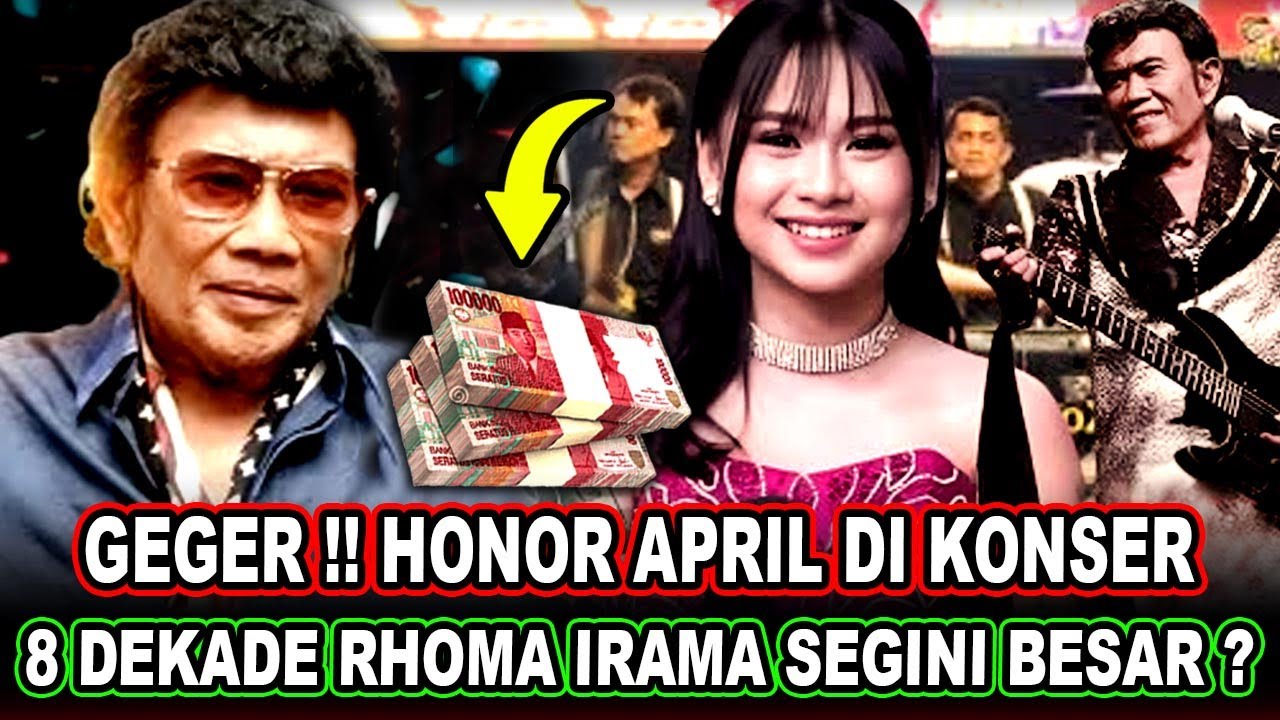 GEGER TOTAL || Honor April di Konser 8 Dekade Rhoma Irama Ternyata Segini, Lbh Bsar dr yg Dibaygkan!