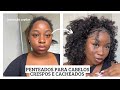 Penteado para cabelos crespos e cacheados passo a passo curlyhair penteados tutorial