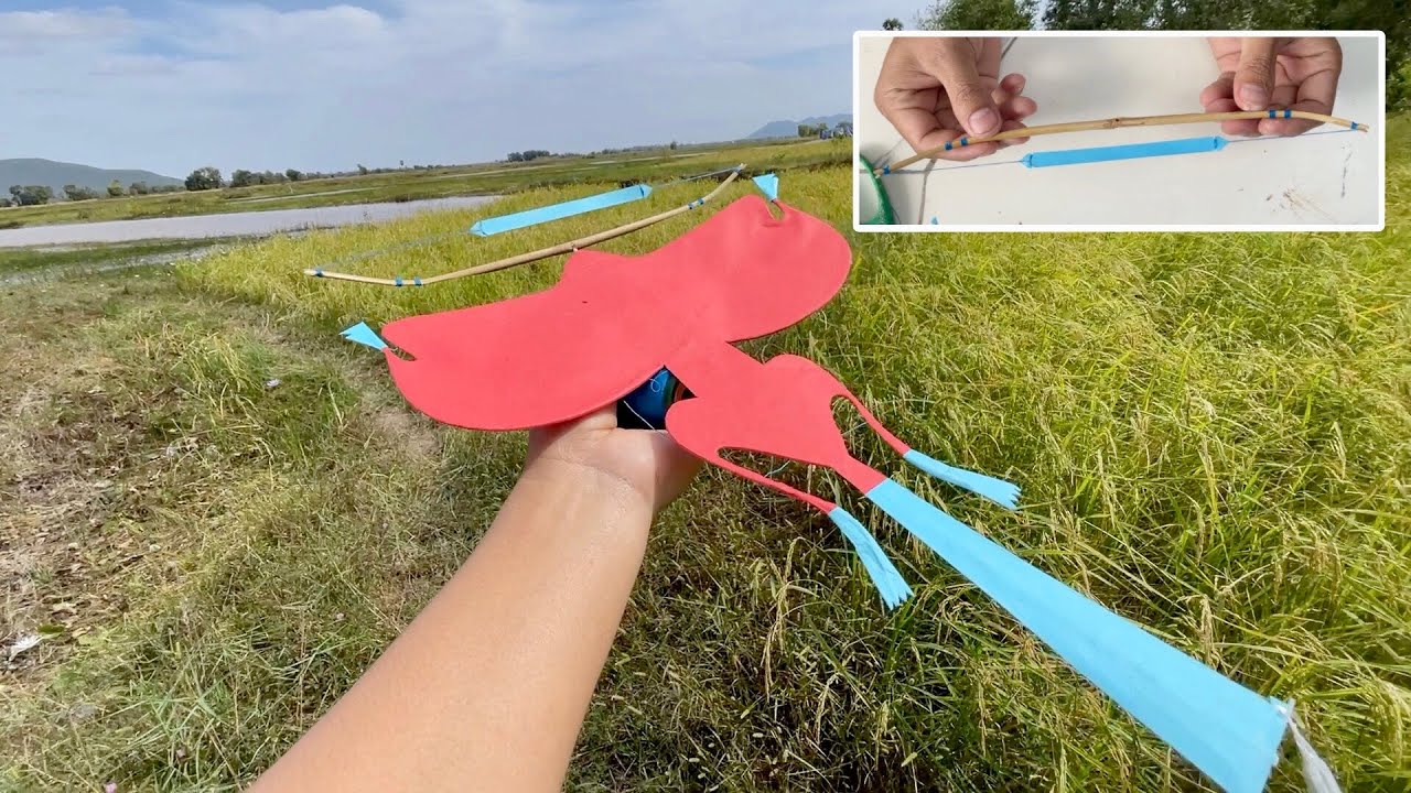 របៀបធ្វើកូនឯក - How to make sound for small kite