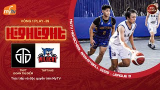 Highlights Thpt Đoàn Thị Điểm - Thpt H.a.s Giải Bóng Rổ Mytv Hsb 2025