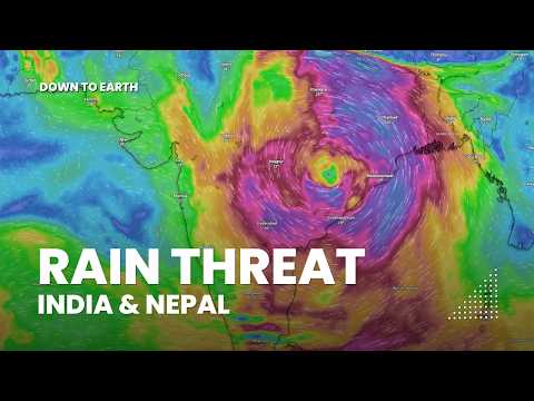 Bay of Bengal Depression Weakens, But Rain Threat Spreads Across India & Nepal