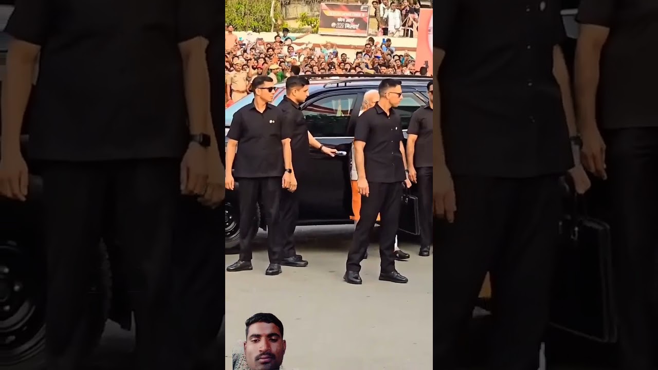 Pm modi and Cm yogi sath me with SPG Commando 🥷🥷🥷🥷 