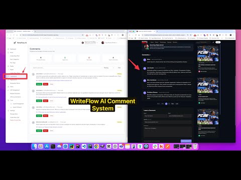 WriteFlow AI — Comment System for Blog Theme (Moderation + Pagination) | Next.js + Laravel API