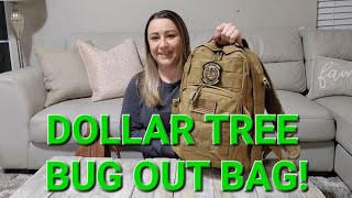 DOLLAR TREE BUG OUT BAG! Net Worth