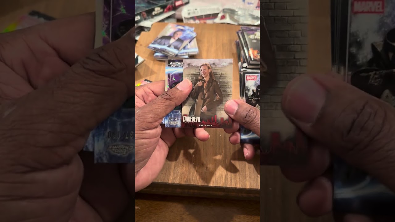 2025 Topps Chrome marvel studio box Black Panther Invisible Woman