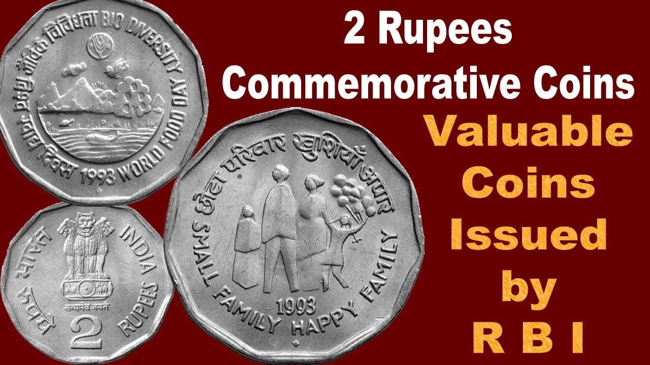 World's Best Indian 2 Rupees Commemorative Coins