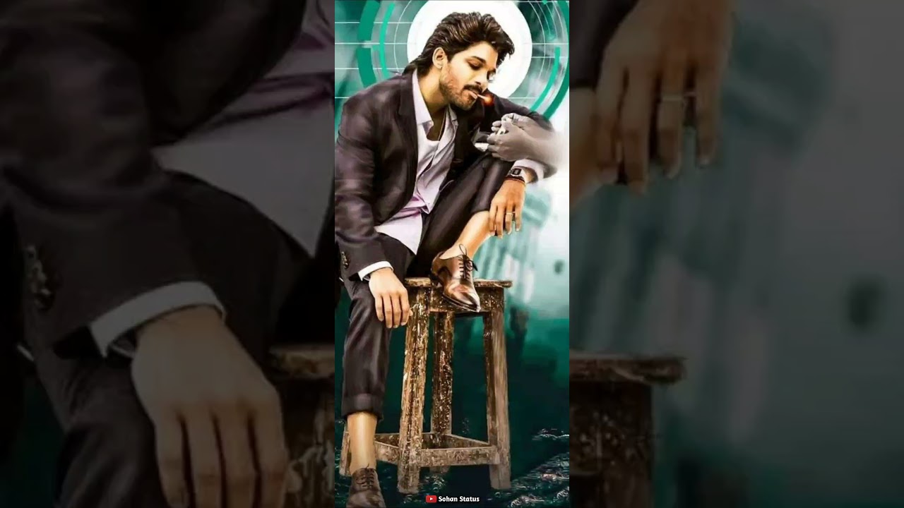 Stylish star Allu Arjun 🥳🥳 l Full screen HD status 😃😃