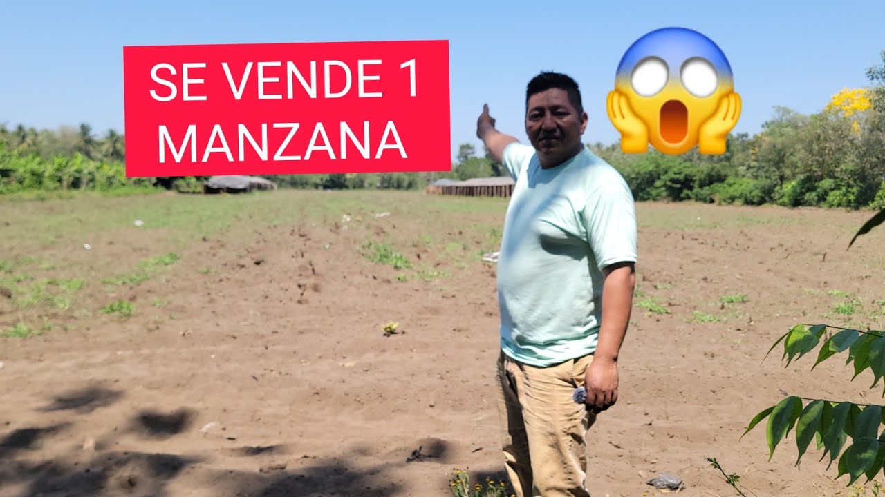 BONITO TERRENO A LA VENTA SON 1 MANZANA Lista Para Trabajar,Cerca De Nueva CONCEPCIÓN ESCUINTLA😱😱