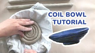 Coil Bowl Tutorial // Coil Pottery for Beginners