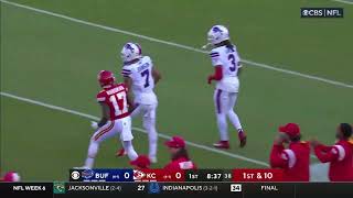 Mecole Hardman with the wide open catch