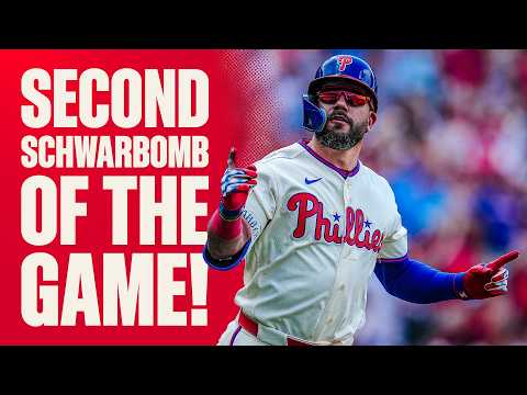 Kyle Schwarber's 2nd Home Run of the Game is a 448-FOOT BLAST! | Full At Bat