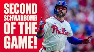 Kyle Schwarber's 2nd Home Run of the Game is a 448-FOOT BLAST! | Full At Bat