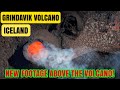 New footage from above the volcano eruption keeps going iceland eruption grindavik april 6 2024