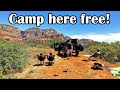 Sedona, AZ Free Camping! Boondocking in Arizona (Dispersed Camping)