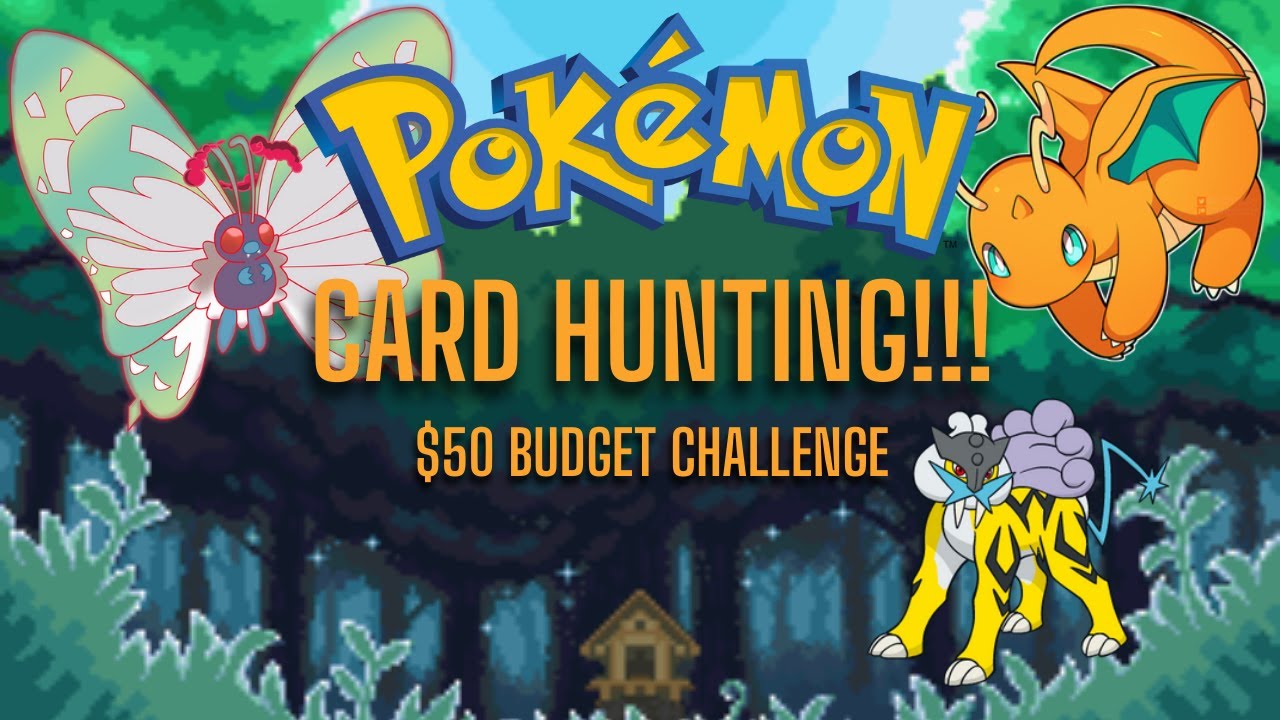 Pokemon Card Hunting In the Wild!!! - $50 Budget Challenge