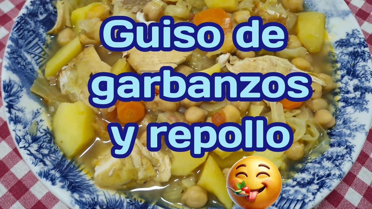 🥣 Guiso de Garbanzos y Repollo con Pollo | Receta Digestiva y Reconfortante (SIBO y Colon Irritable)