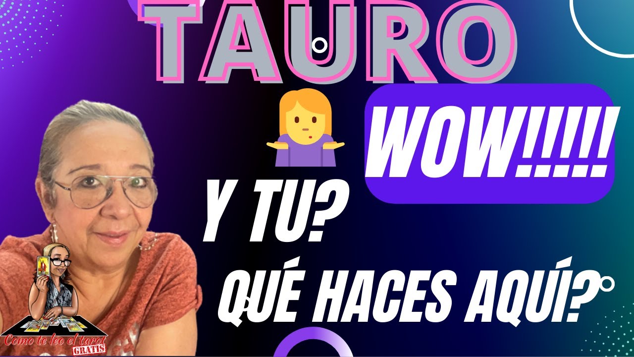 TAURO! ALGUIEN NUEVO Y se ve muy bien! PERO SI TE CUENTO del pasado ...