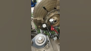 machining backplate for ksb pumps on Cazeneuve lathe #asmr #lathe #manualmachining #manualmachinist