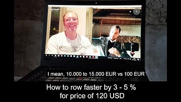 How to row faster by 3 - 5% at the cost of 120 USD - The interview with Ian Randall