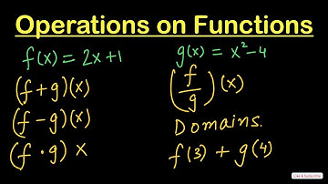 Mastering Function Operations in Math I Addition, Subtraction, Multiplication & Division