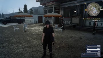 FINAL FANTASY XV Graphics Glitch Black Spots - Rain Edition