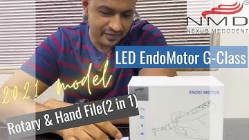 NMD NEXUS MEDODENT DENTAL CORDLESS LED ENDOMOTOR G CLASS with 16:1 H/p and 10:1 H/p optional