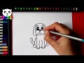 Как нарисовать собачку || How to Draw a Dog cute || Як намалювати собаку