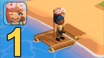 Stranded Island - Gameplay Walkthrough Part 1 Tutorial ( Android,iOS )