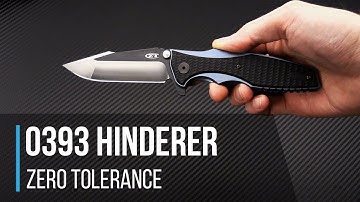 Zero Tolerance 0393 Hinderer Design Flipper Overview