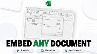 Information How to Insert a File in Excel (Embedded Object Insert) Update