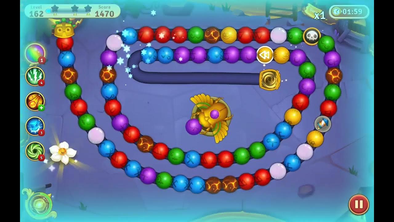 Jungle Marble Blast 2 Level 162 YouTube