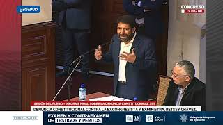 Así defendió Raúl Noblecilla a Betssy Chávez para evitar su INHABILITACIÓN en el Congreso