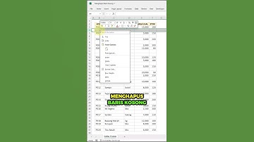 MENGHAPUS BANYAK BARIS KOSONG DI EXCEL‼️ #belajarexcel #exceltips #excelhacks #tutorialexcel