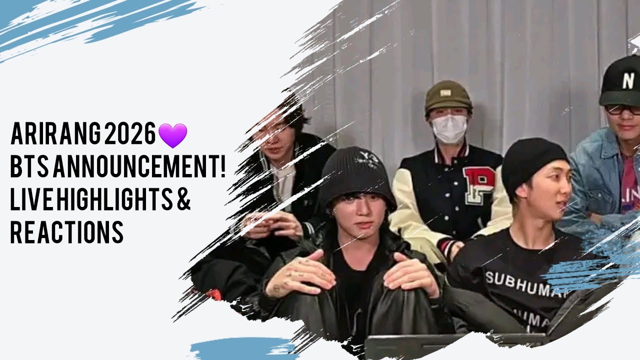 BTS Announces 5th Album “ARIRANG” 💜 | Live Highlights & Reactions (Mar 20, 2026)