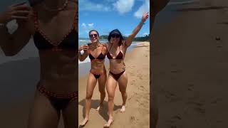 Bruna Ianhez And Carol Benedetti Enjoying The Summer