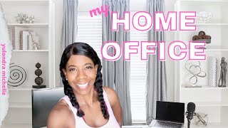 HOME OFFICE INTERIOR DESIGN // CLEAN WITH ME // DECLUTTER // DECORATE WITH ME