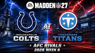 Madden 27 2028 Week 8 Indianapolis