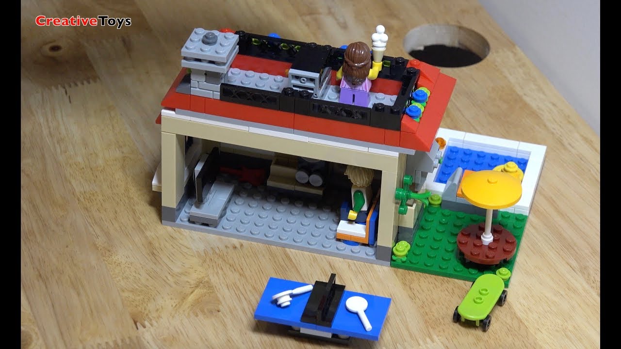 lego creator modular poolside holiday