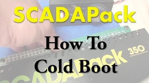 SCADAPack - HowTo Cold Boot