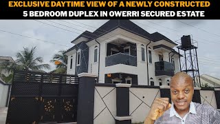 MODERN 5 BEDROOM DUPLEX TOUR IN OWERRI / HIGHLY SECURED ESTATE / ONE ENTRANCE AND EXIT GATE