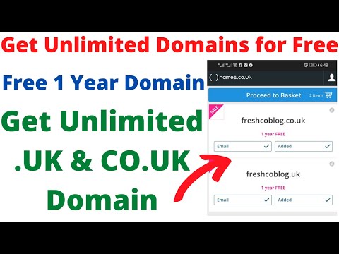 Get Unlimited .UK &.CO.UK Domains for Free for 1 Year | Buy Domain For Free