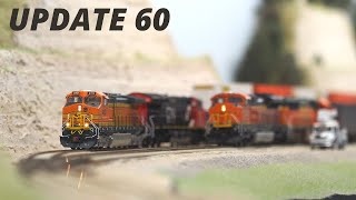 Layout Update 60: Scenery progress and auto racks