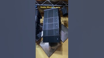 CAF passive double 10inch line array speaker #linearrayspeakers #audio #soundequipment #prosound