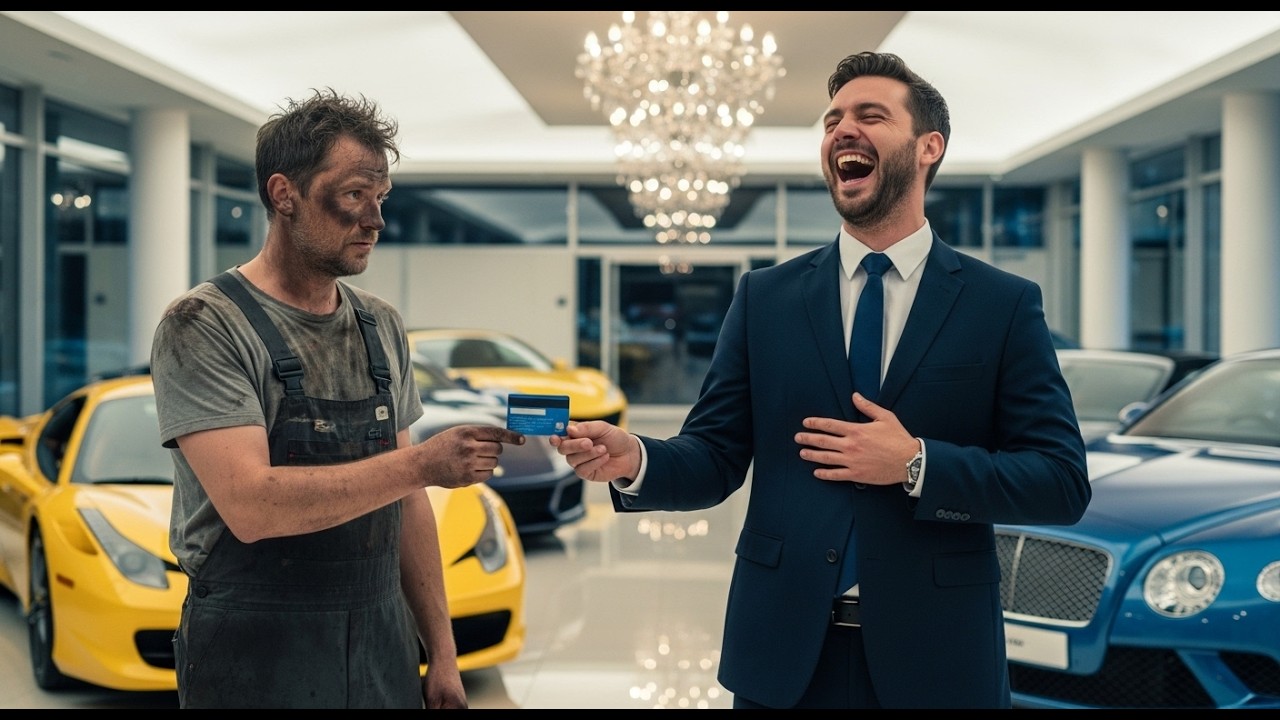 Все смеялись над чернокожим в потрёпанной одежде в автосалоне люкс — Пока не произошло ЭТО...